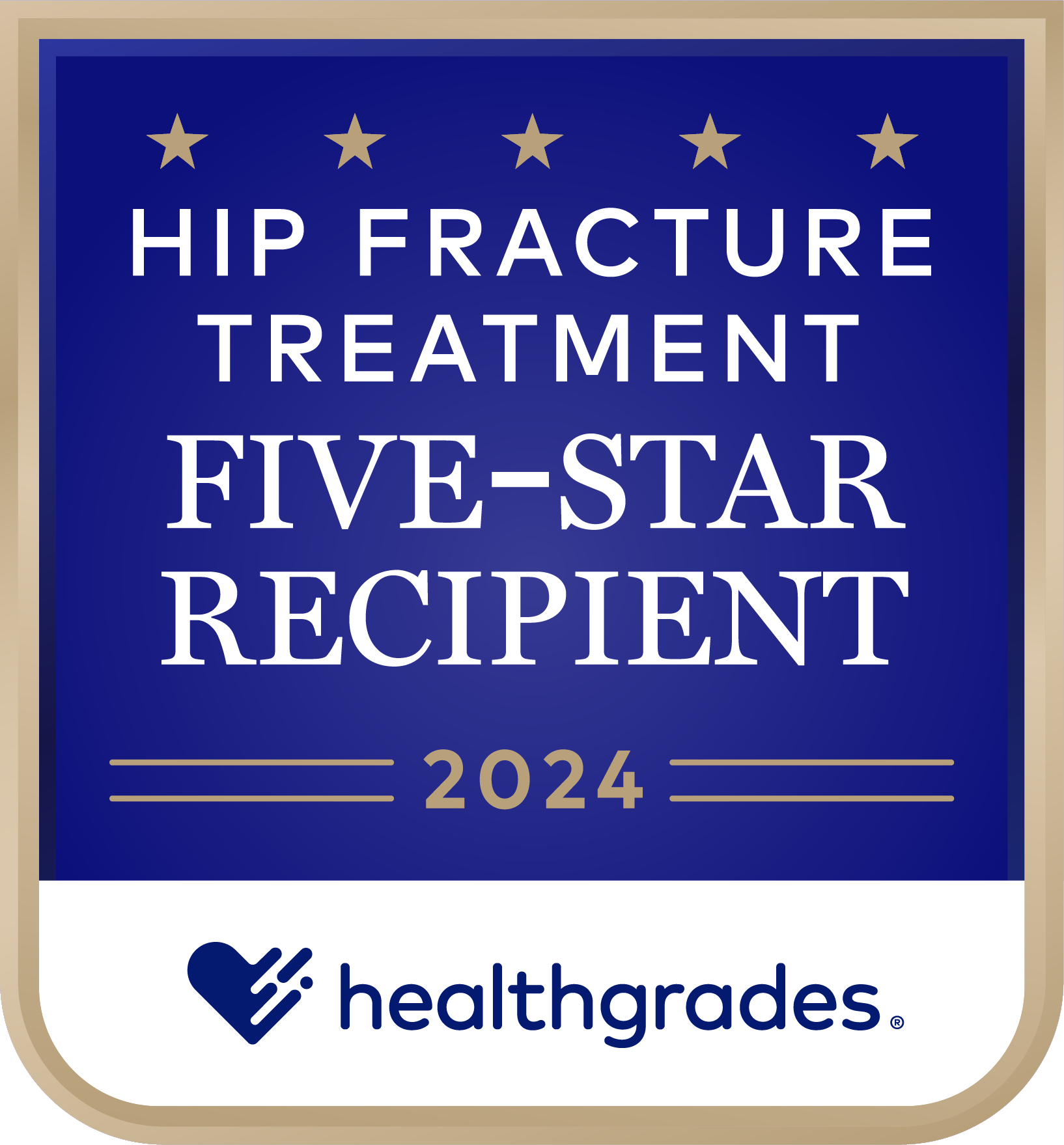 Healthgrades® Five-Star Recipient for Hip Fracture Treatment in 2022-2024