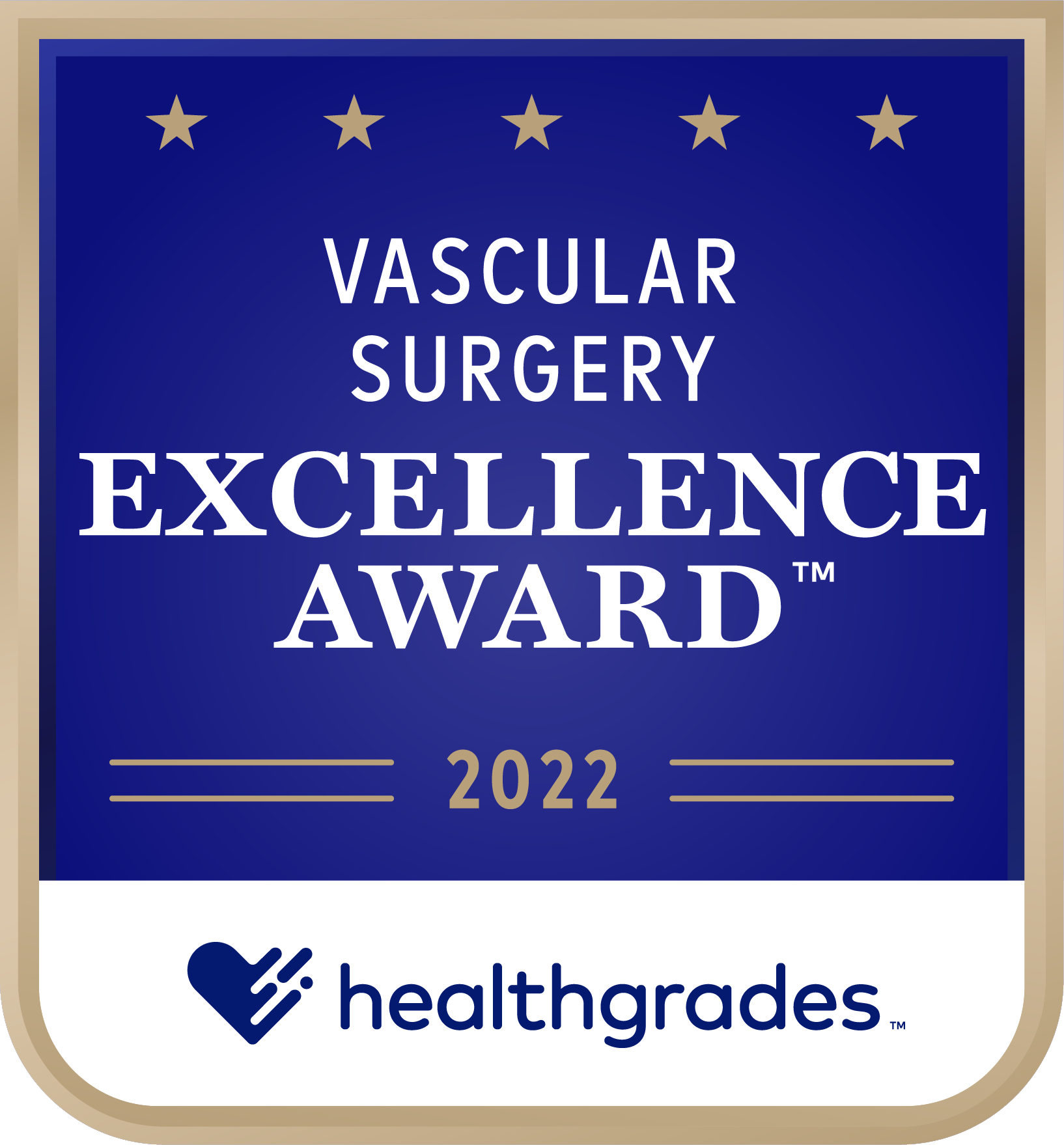 Healthgrades® Vascular Surgery Excellence Award™ 2022