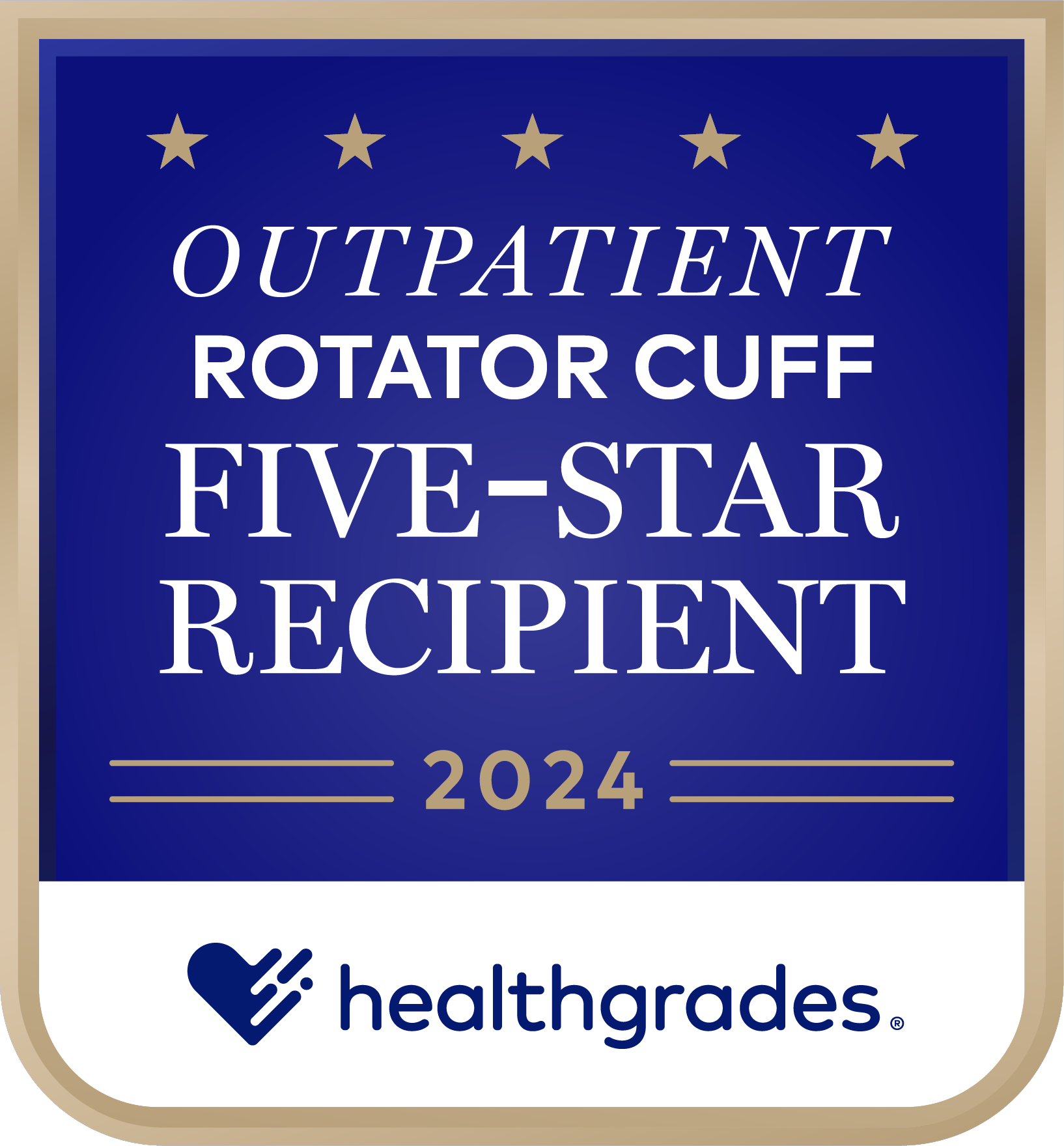 Healthgrades® Five-Star Recipient for Outpatient Rotator Cuff in 2024