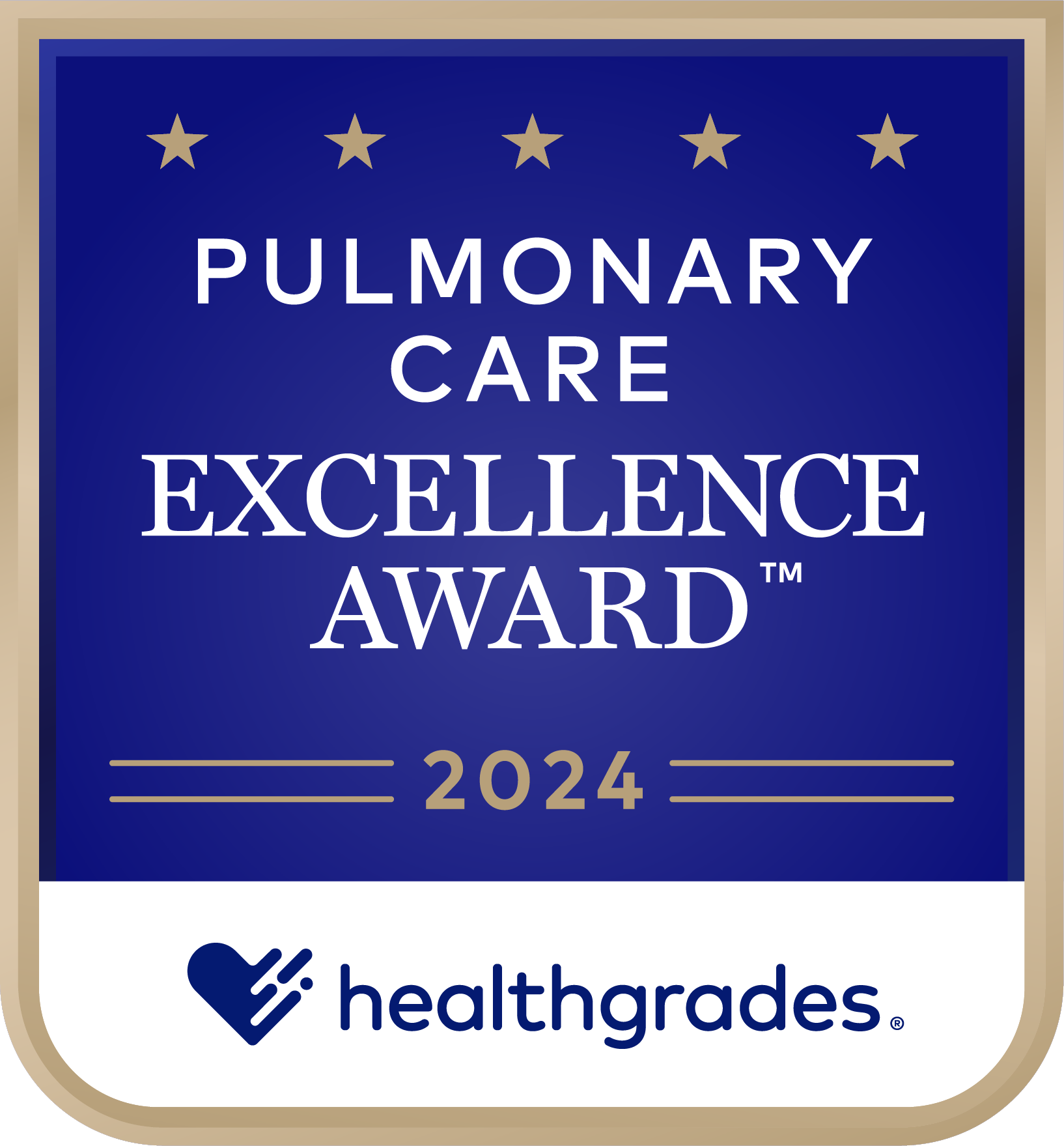 Healthgrades® Pulmonary Care Excellence Award™ 2022-2024