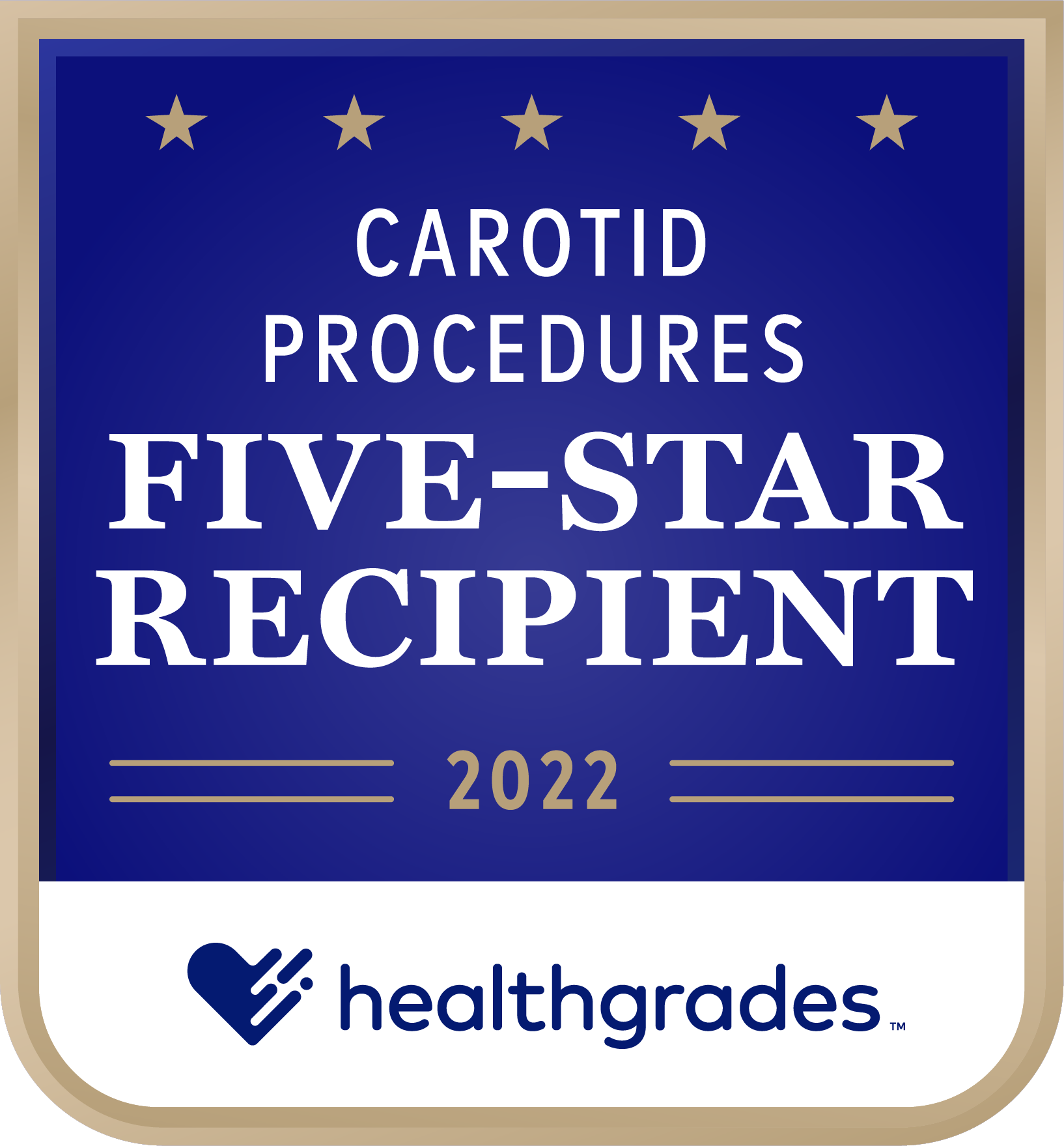 Healthgrades® Five-Star Recipient for Carotid Surgery in 2022-2023