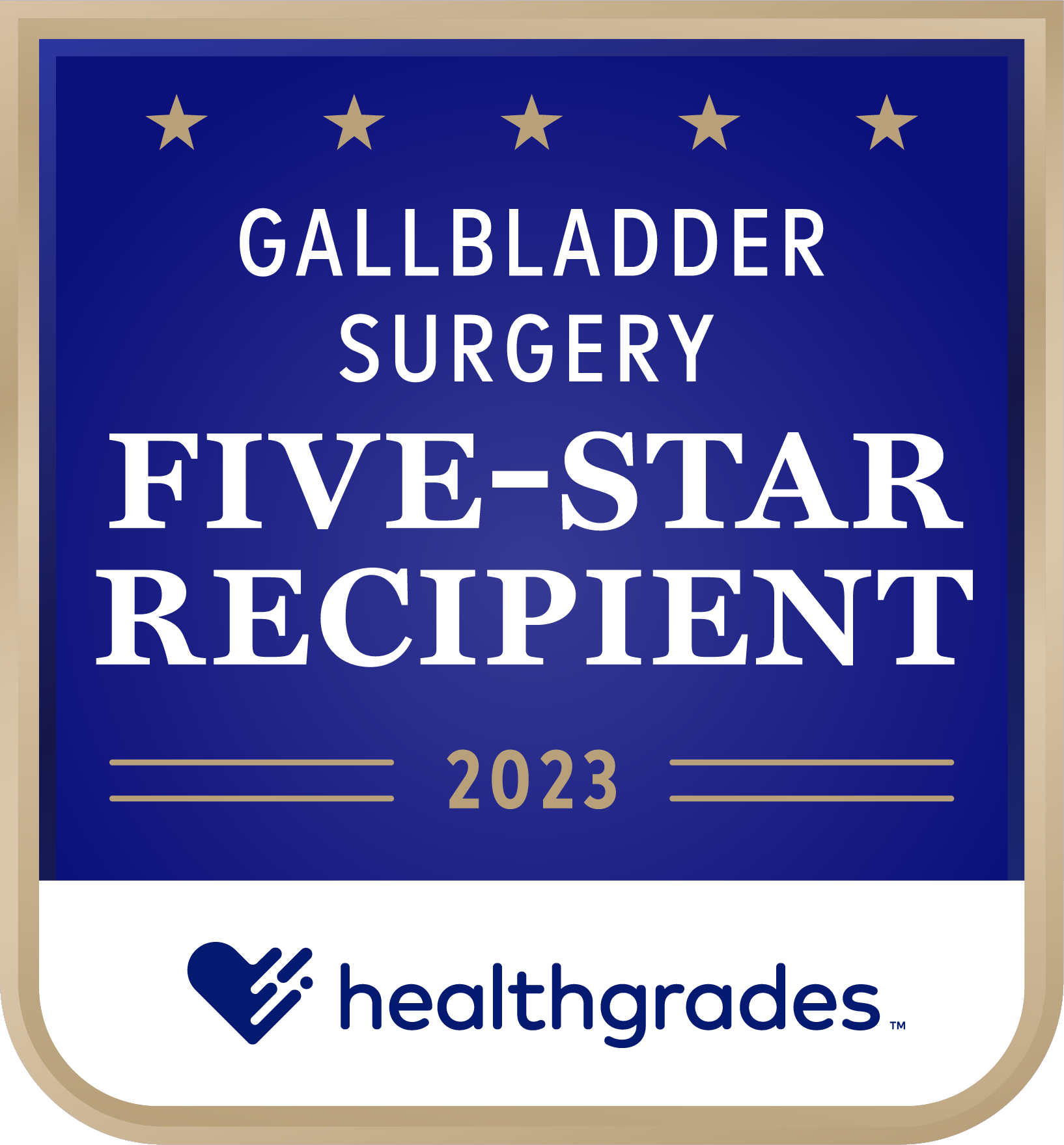 Healthgrades® Five-Star Recipient for Gallbladder Surgery in 2023